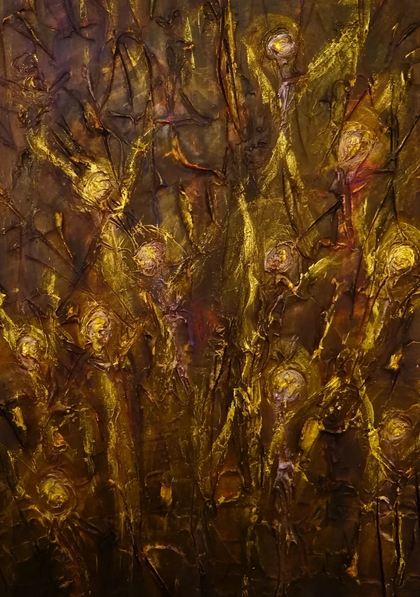 Tam o Shanter Witches Original Painting - Scottish Artist Abstract & Impressionistic Art Gallery Scotland
