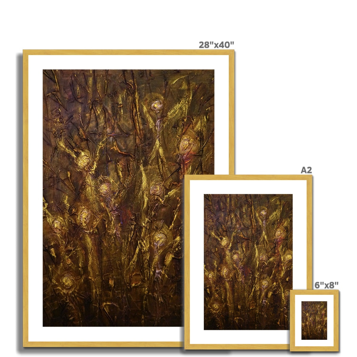 The Alloway Auld Kirk Witches Antique Framed & Mounted Print