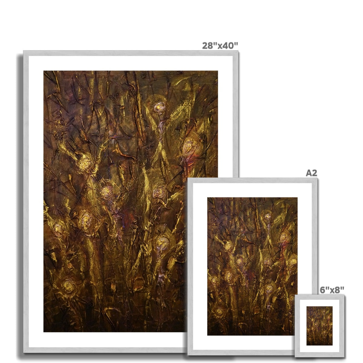 The Alloway Auld Kirk Witches Antique Framed & Mounted Print