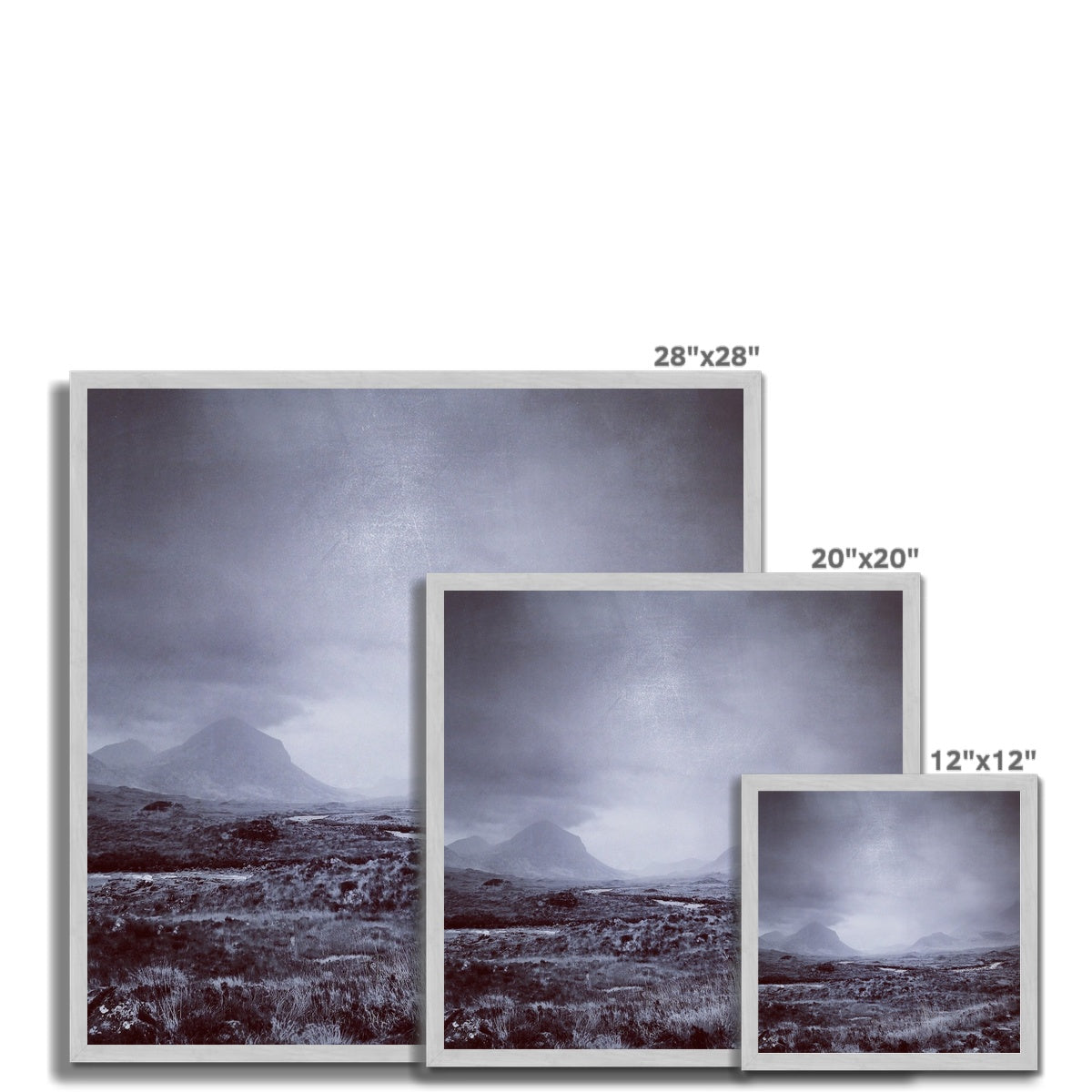 The Brooding Cuillin Antique Framed Print