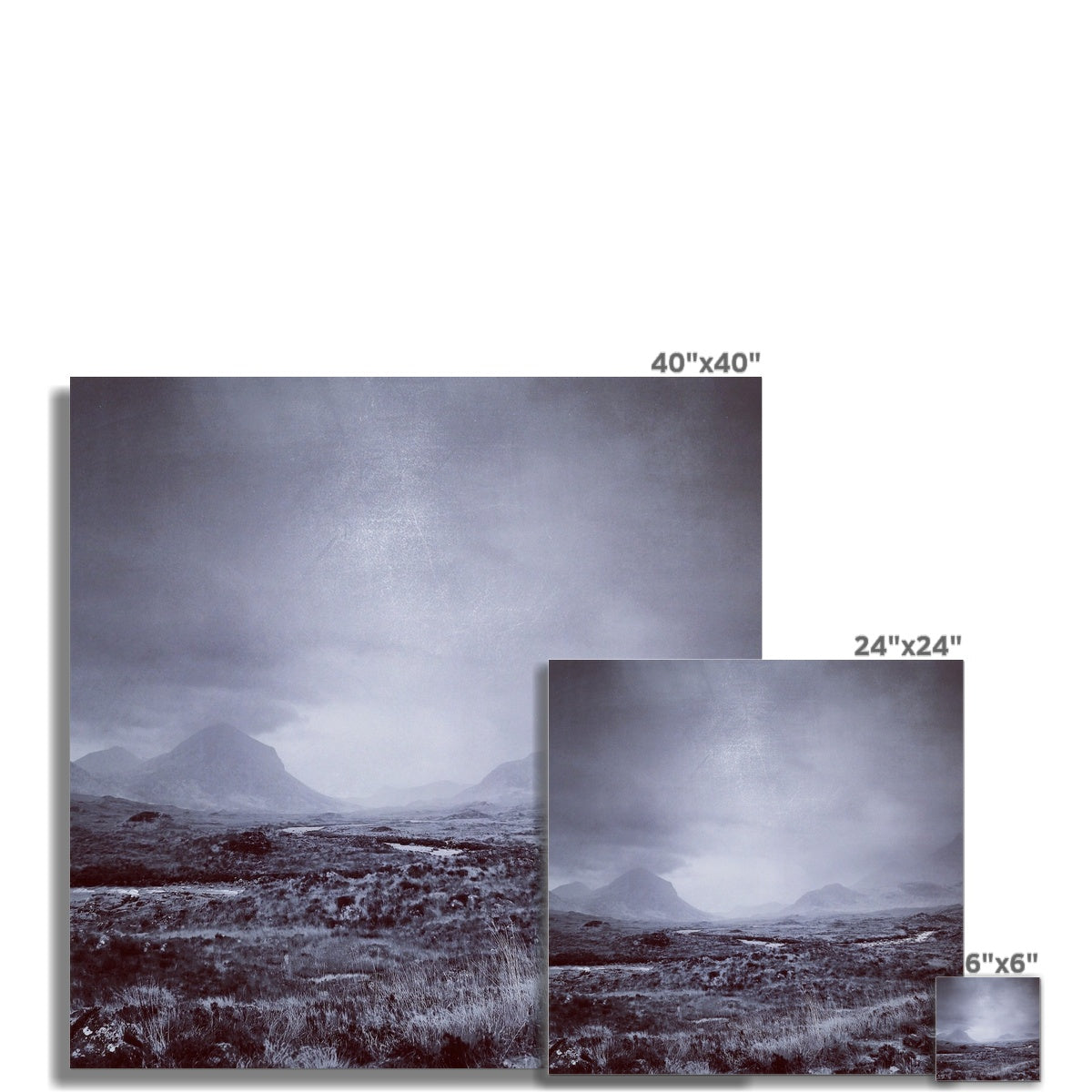 The Brooding Cuillin Fine Art Print