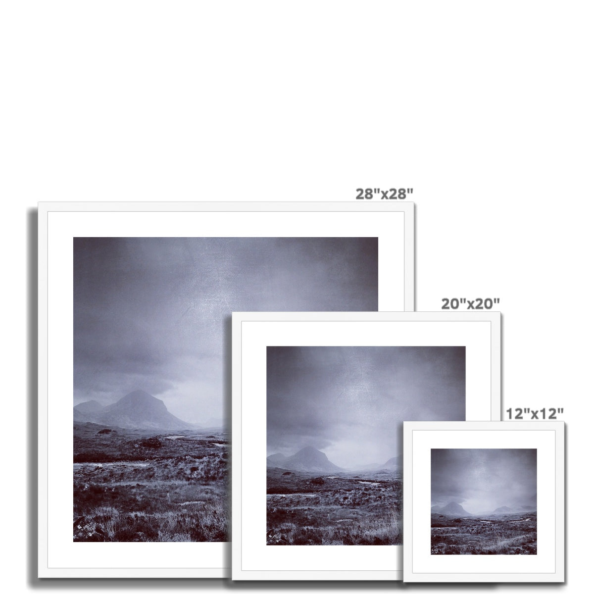 The Brooding Cuillin Framed & Mounted Print