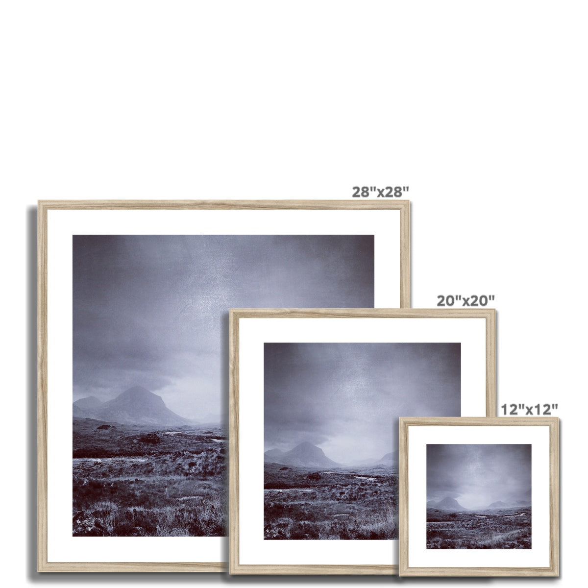 The Brooding Cuillin Framed & Mounted Print