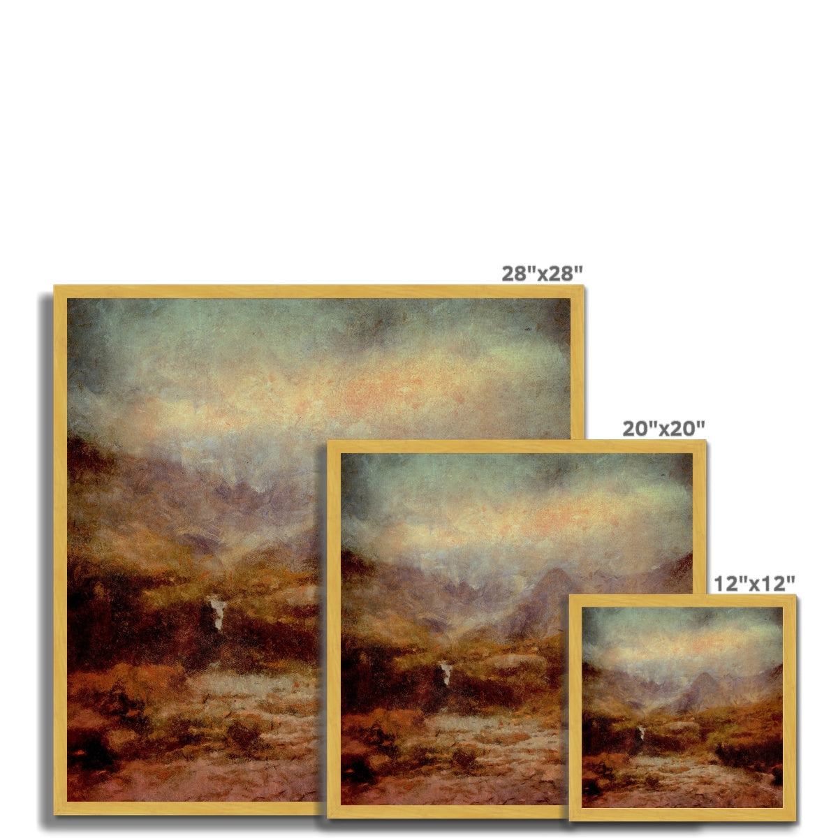 The Brooding Fairy Pools Antique Framed Print