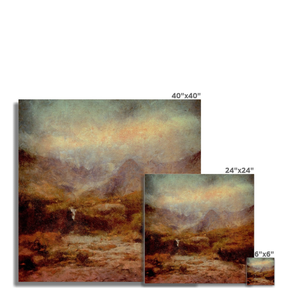 The Brooding Fairy Pools Fine Art Print