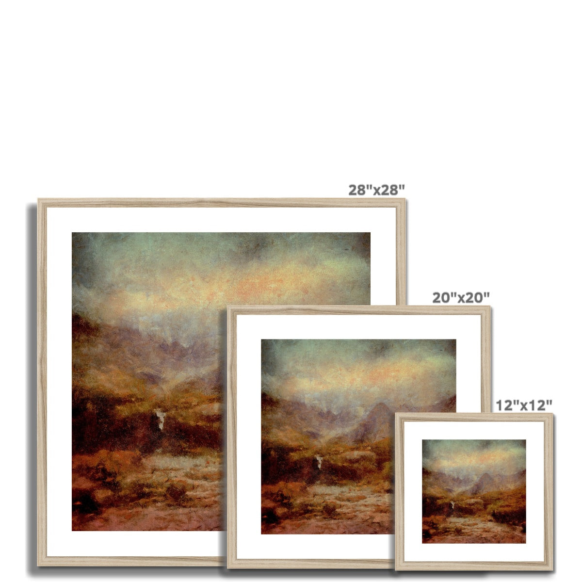 The Brooding Fairy Pools Framed & Mounted Print