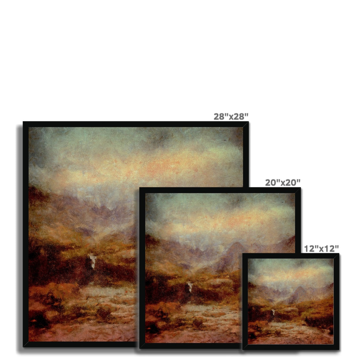 The Brooding Fairy Pools Framed Print