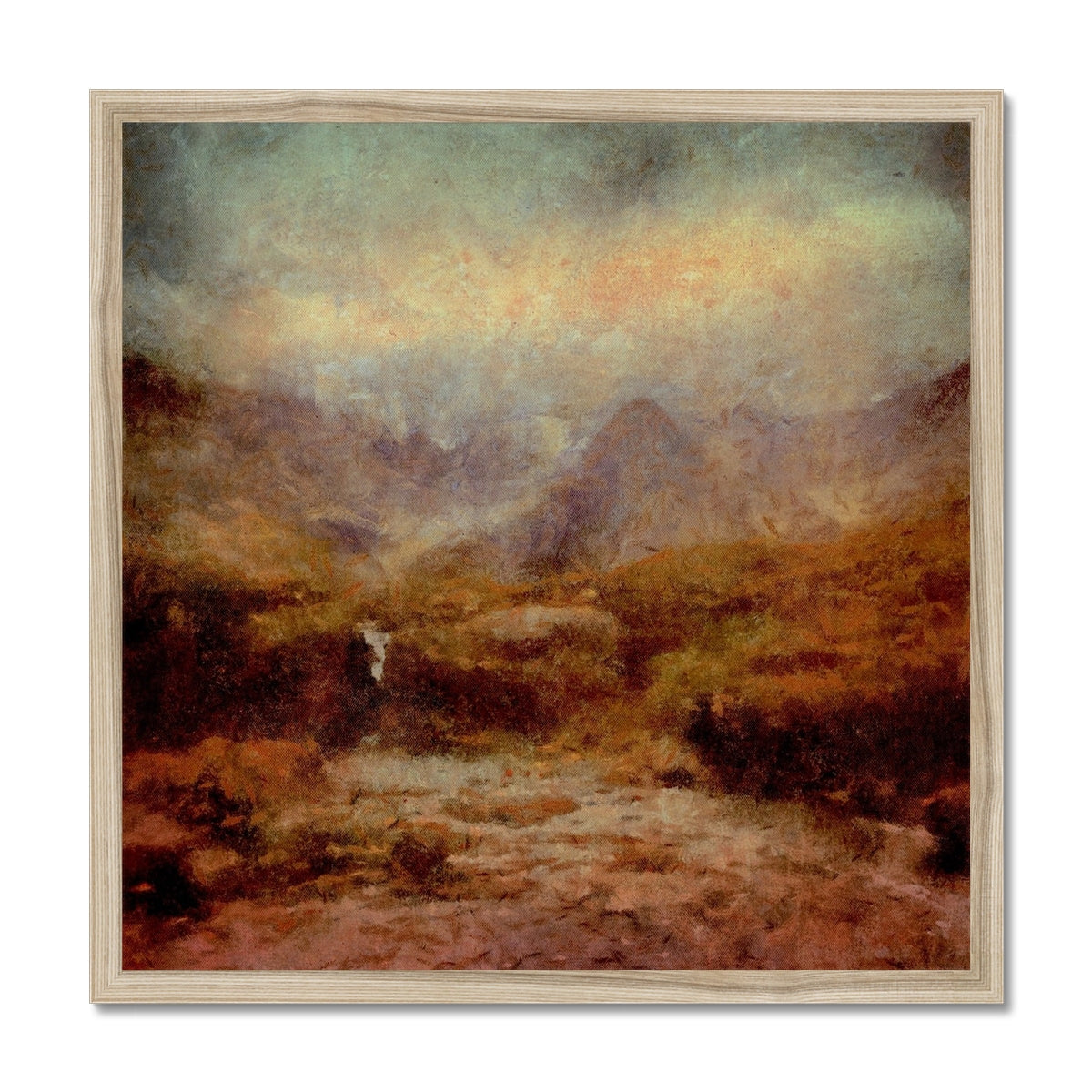 The Brooding Fairy Pools Framed Print