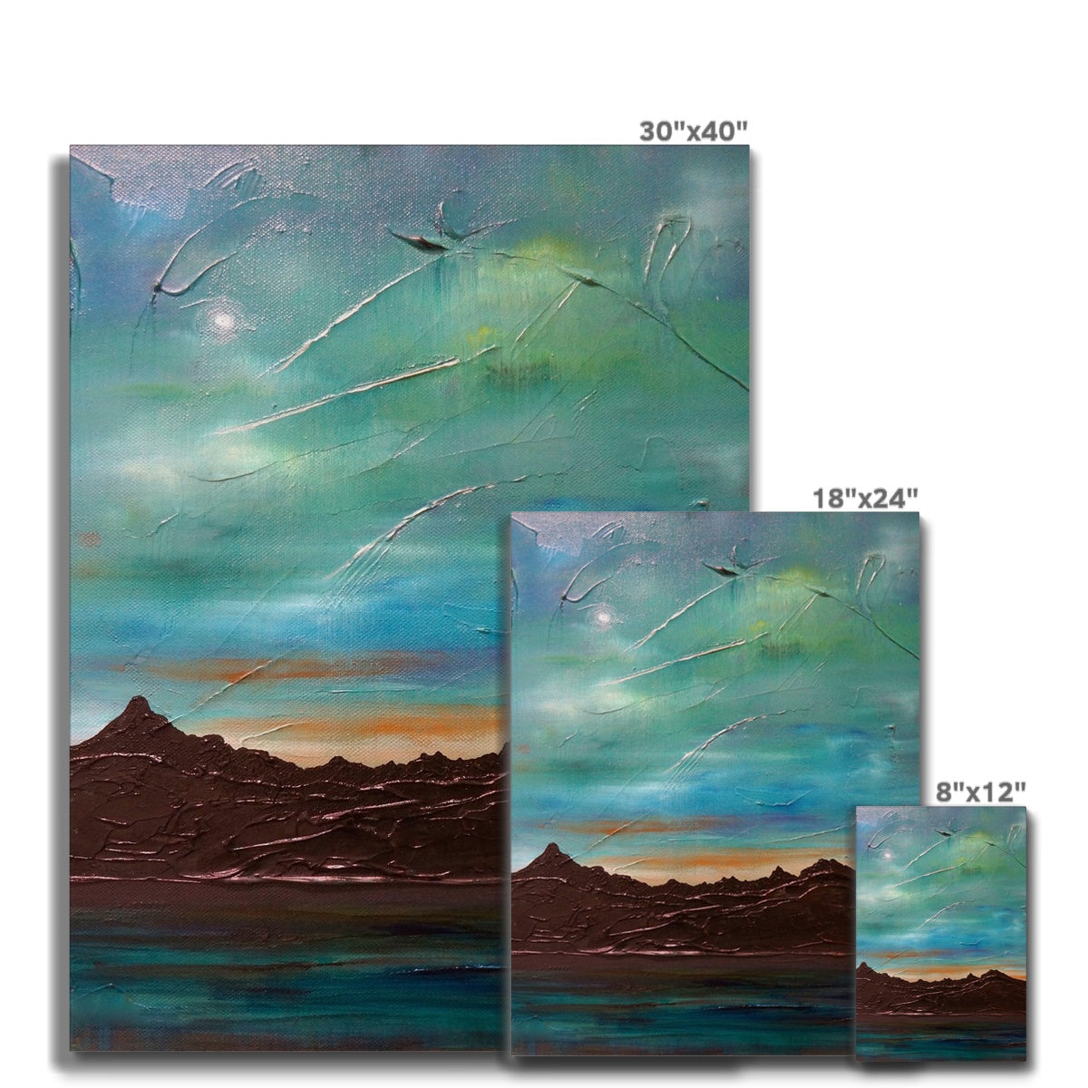 The Cuillin From Elgol Canvas