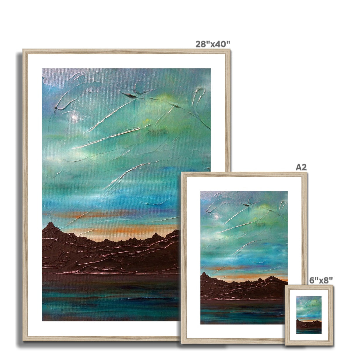 The Cuillin From Elgol Framed & Mounted Print