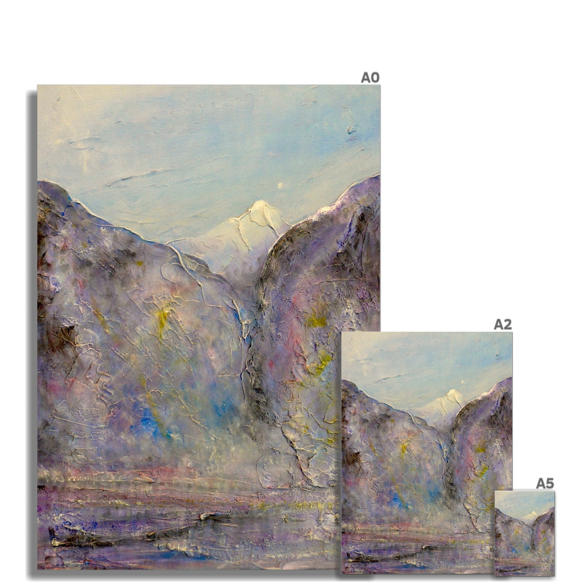 The Hidden Valley Glencoe Fine Art Print