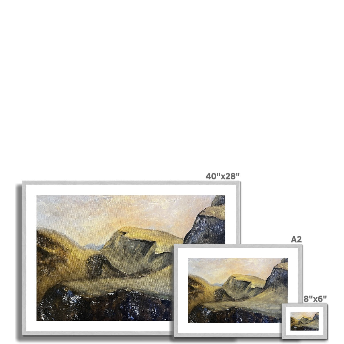 The Quiraing Antique Framed & Mounted Print