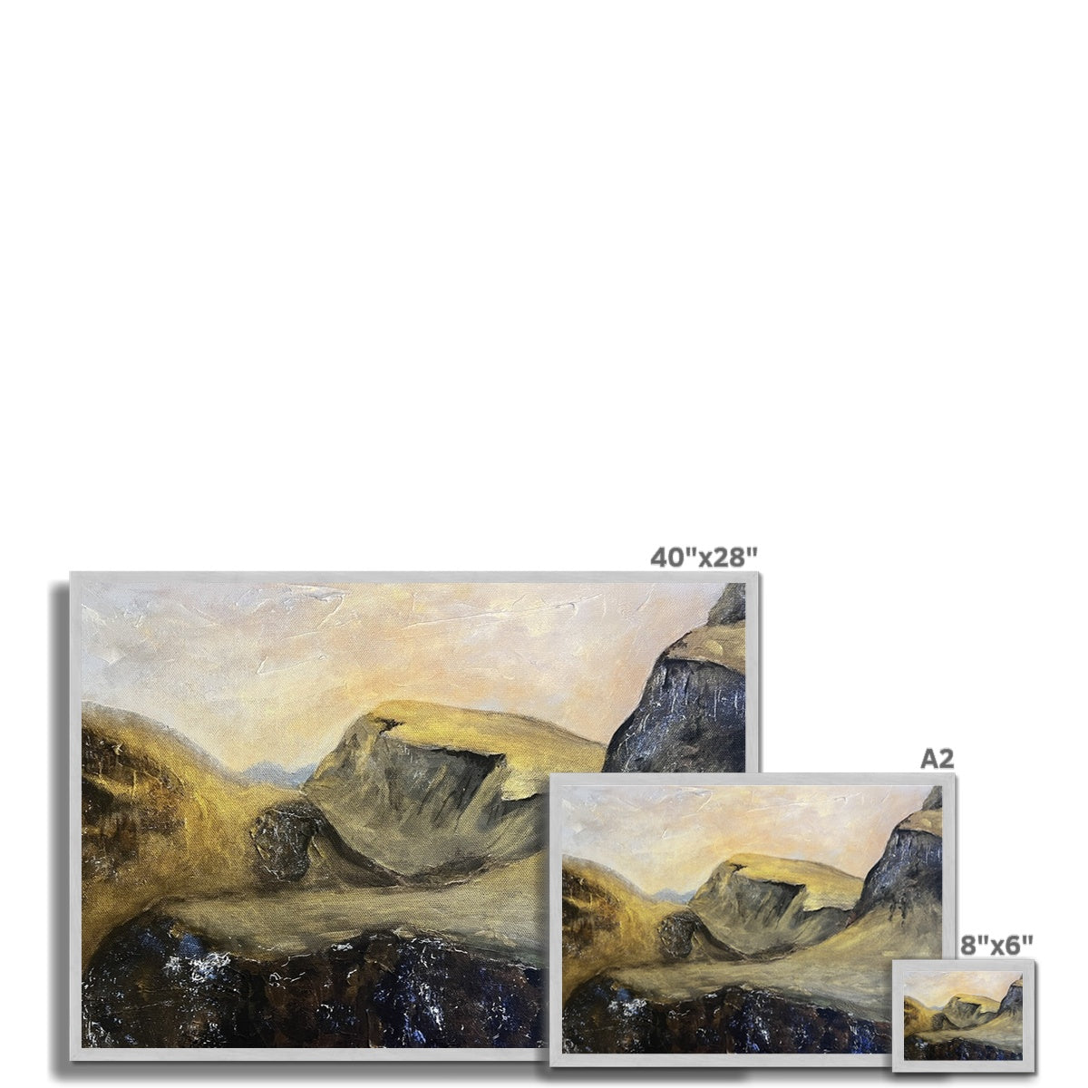 The Quiraing Antique Framed Print
