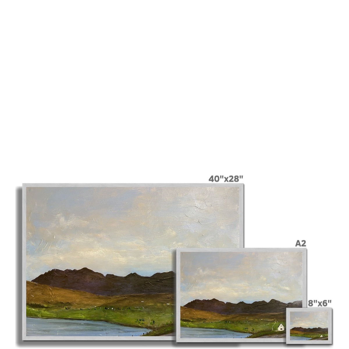 The Road To Carbost Skye Antique Framed Print
