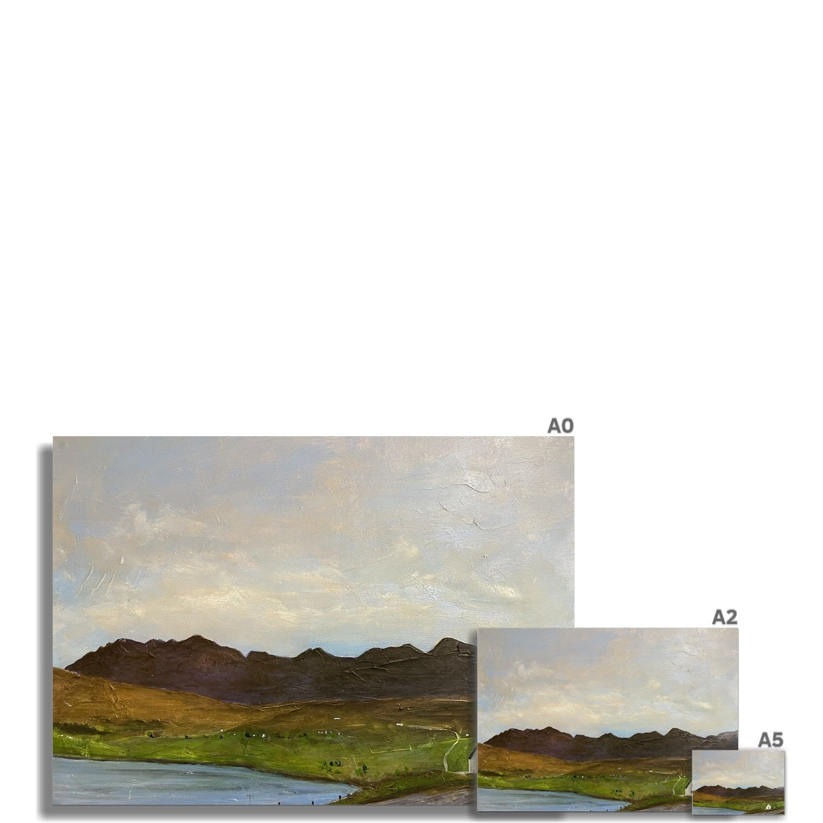 The Road To Carbost Skye Fine Art Print