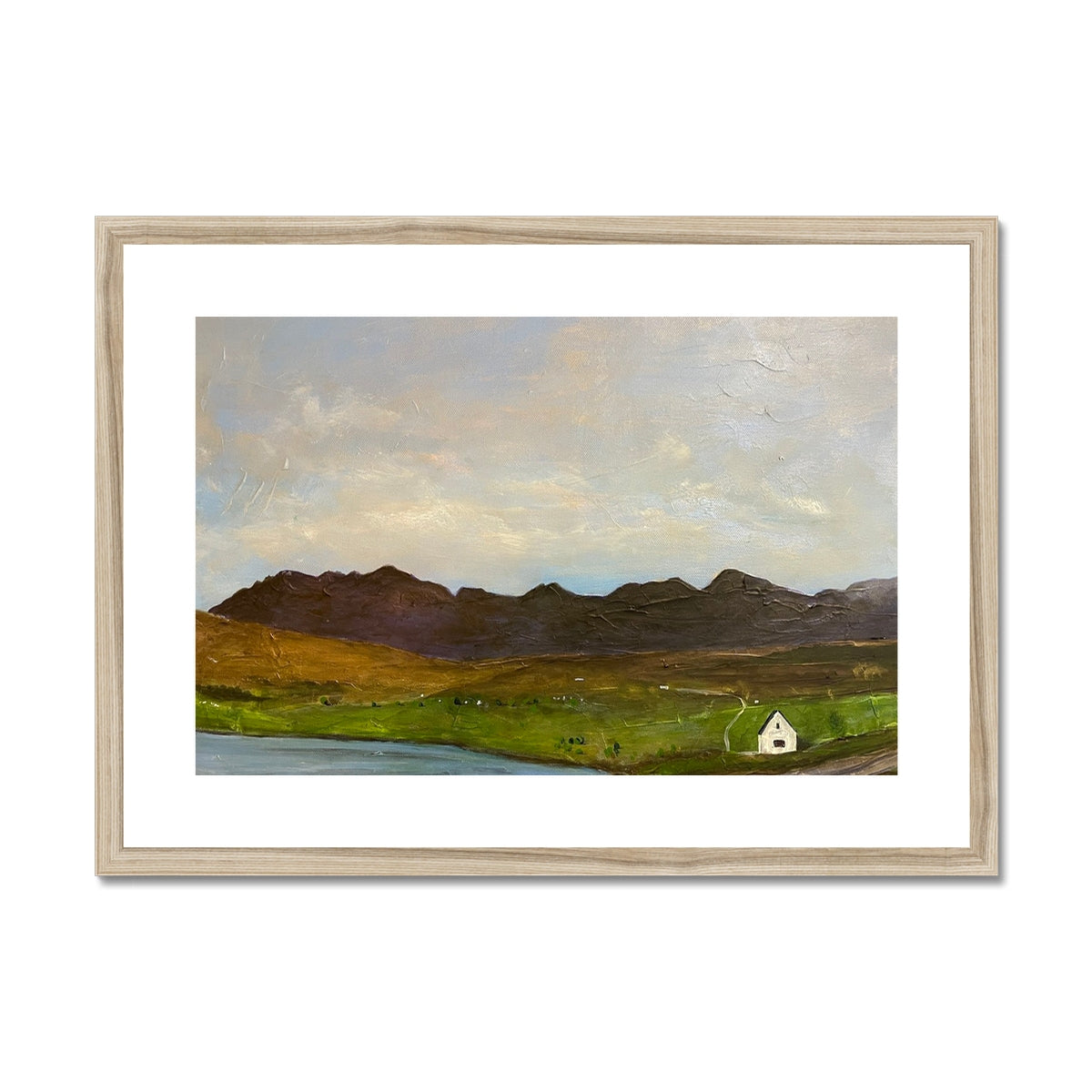 The Road To Carbost Skye Framed & Mounted Print