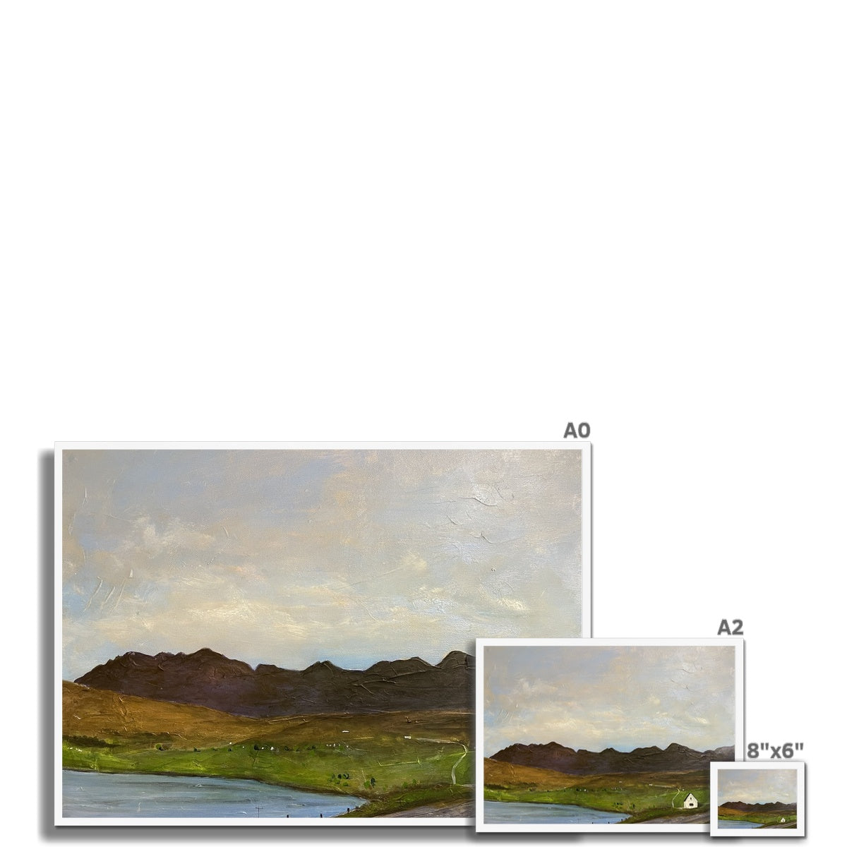 The Road To Carbost Skye Framed Print