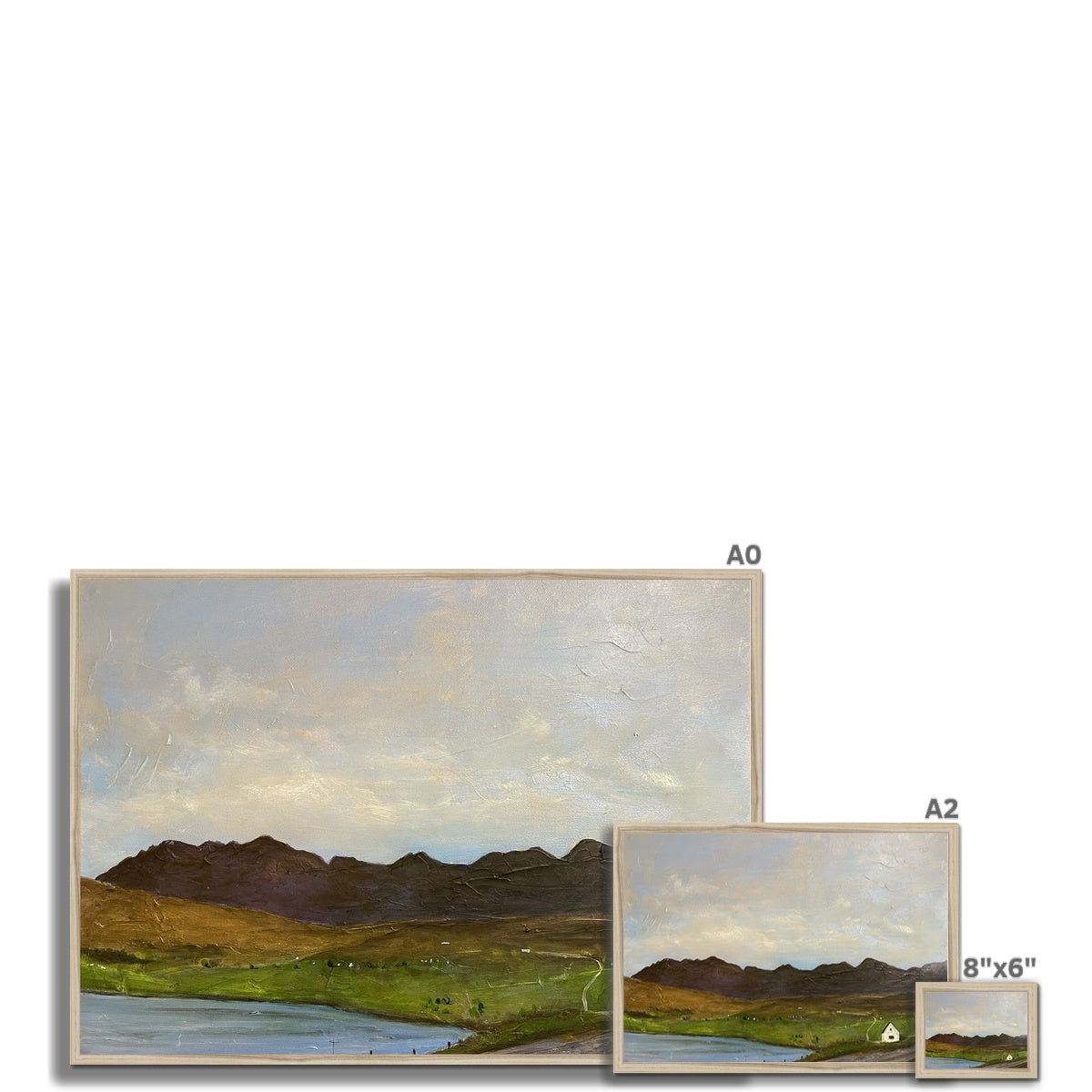 The Road To Carbost Skye Framed Print