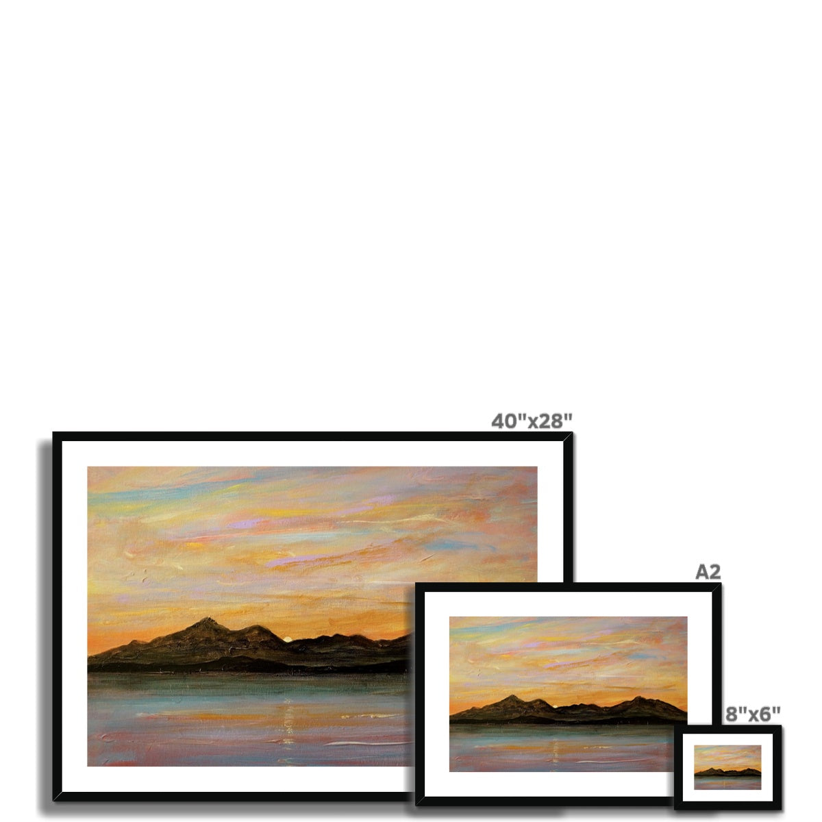 The Sleeping Warrior Arran Framed & Mounted Print