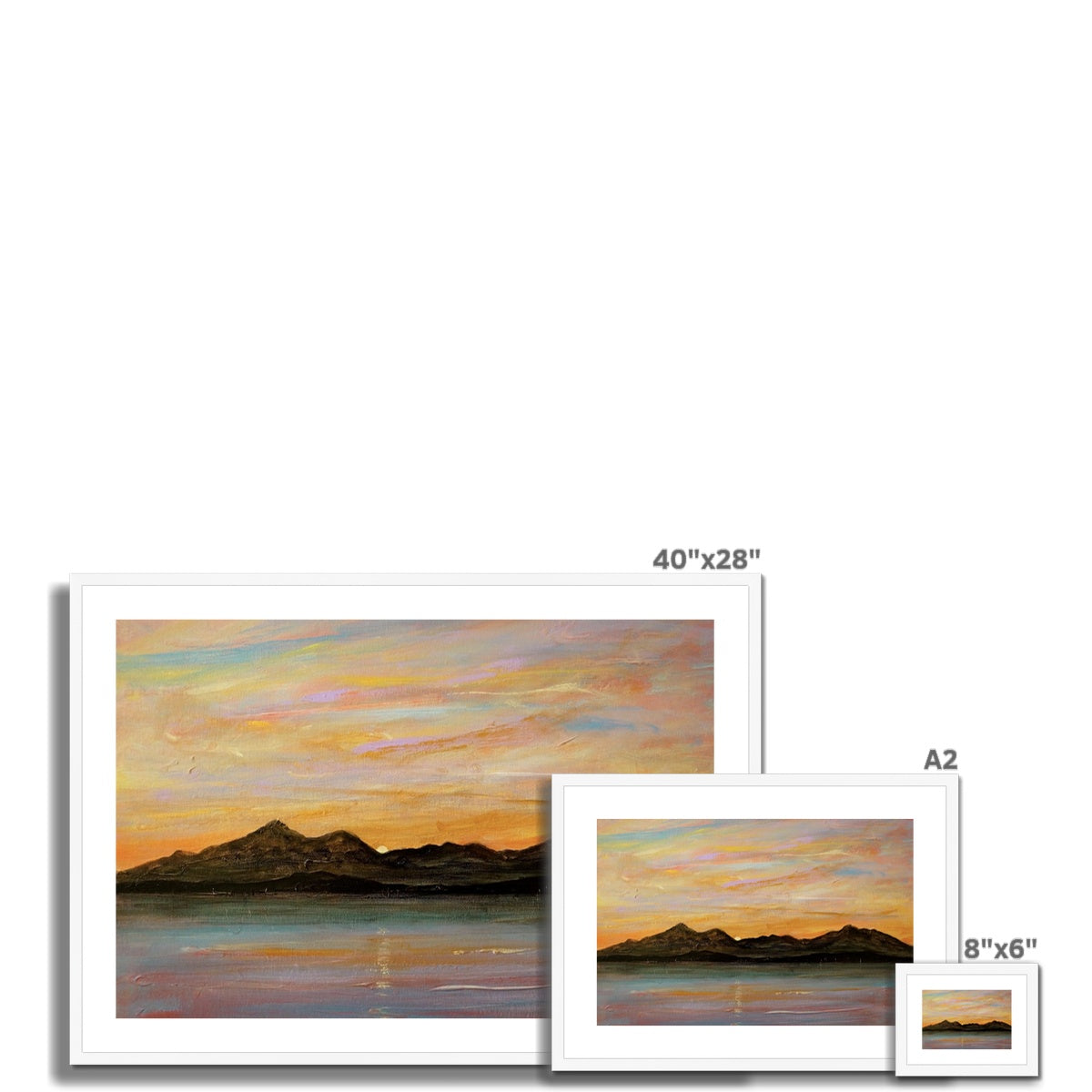 The Sleeping Warrior Arran Framed & Mounted Print