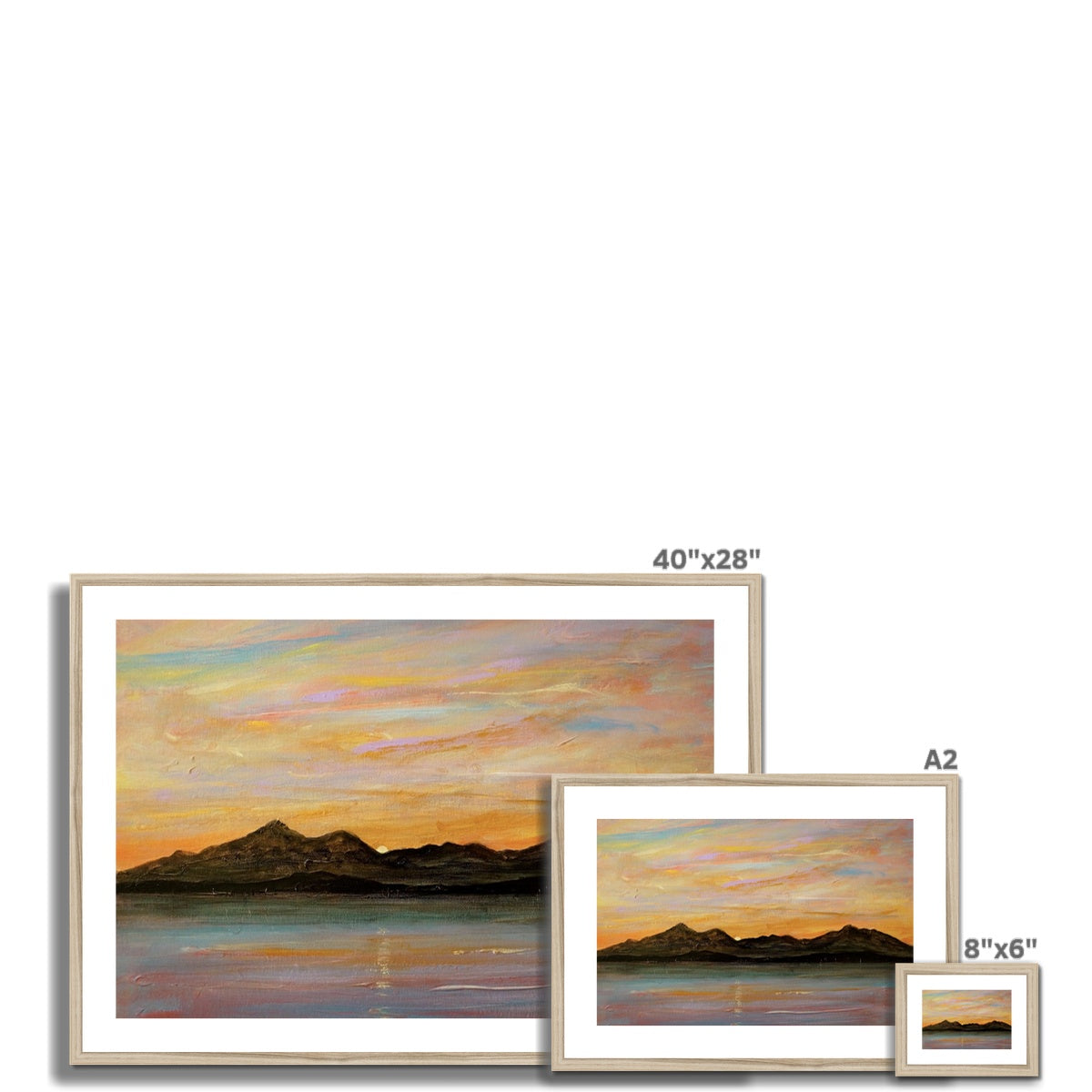The Sleeping Warrior Arran Framed & Mounted Print