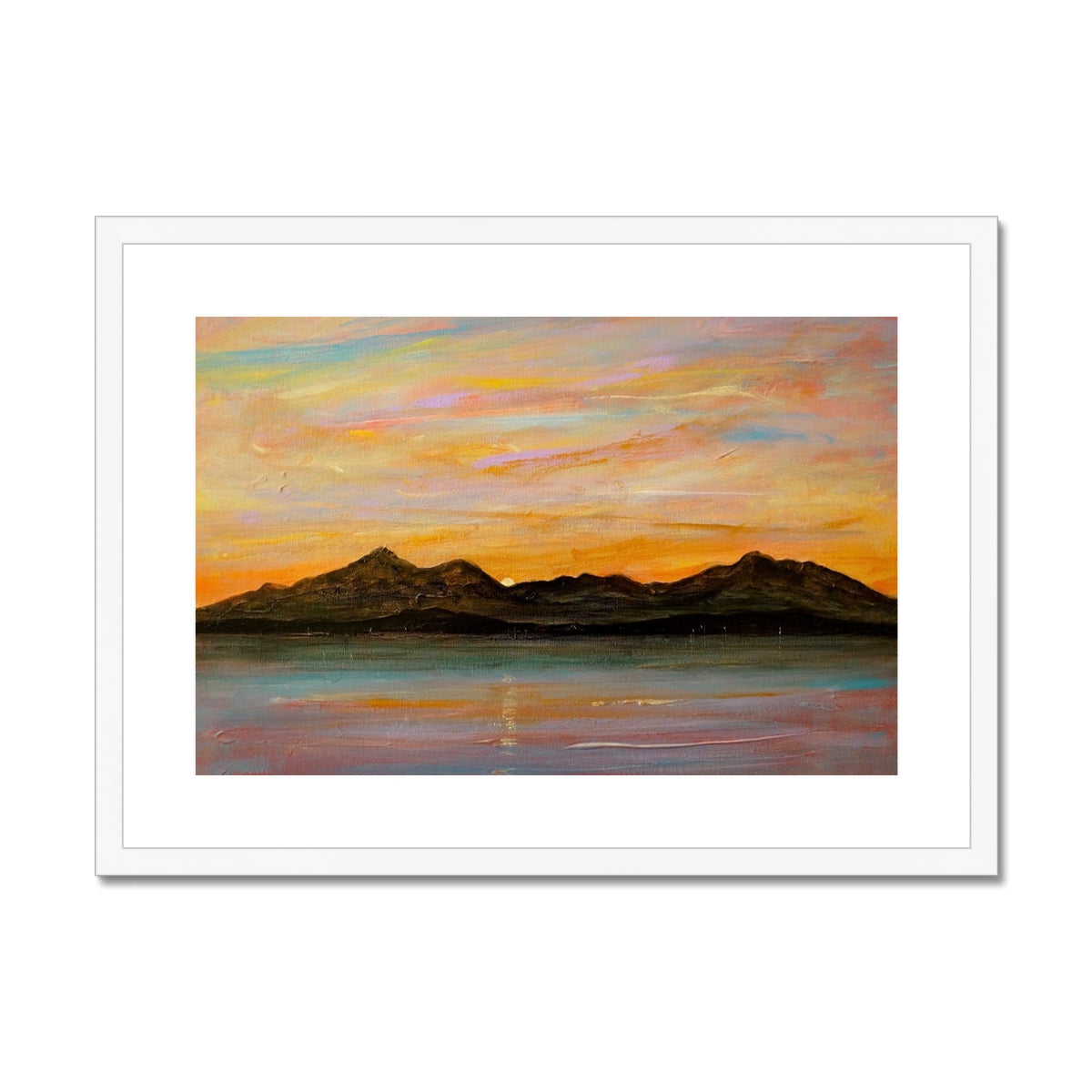 The Sleeping Warrior Arran Framed & Mounted Print