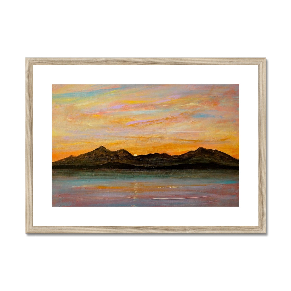 The Sleeping Warrior Arran Framed & Mounted Print