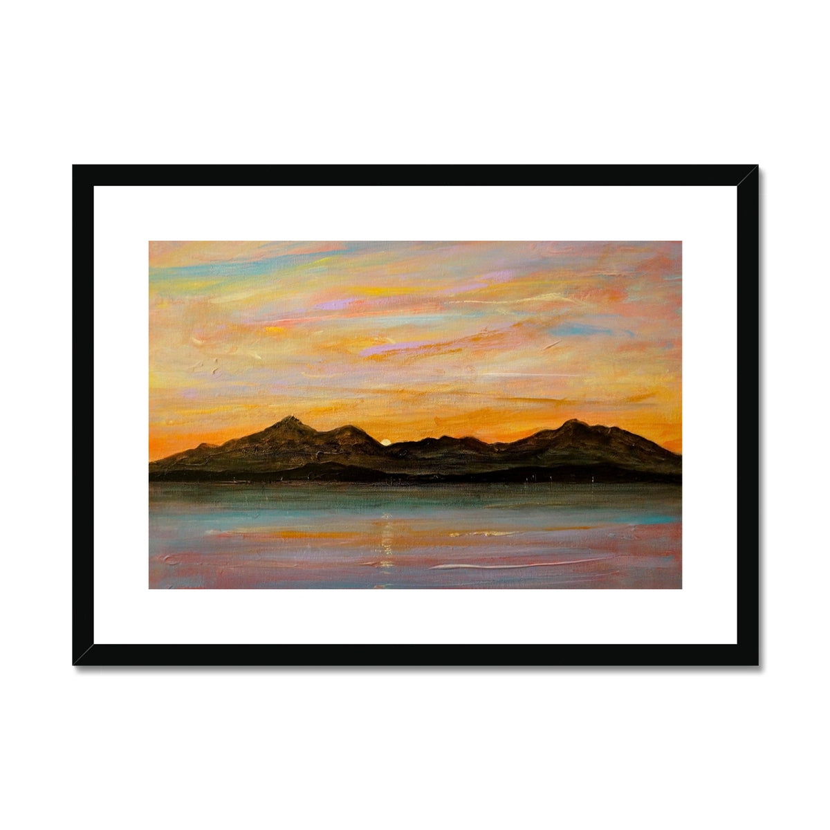 The Sleeping Warrior Arran Framed & Mounted Print