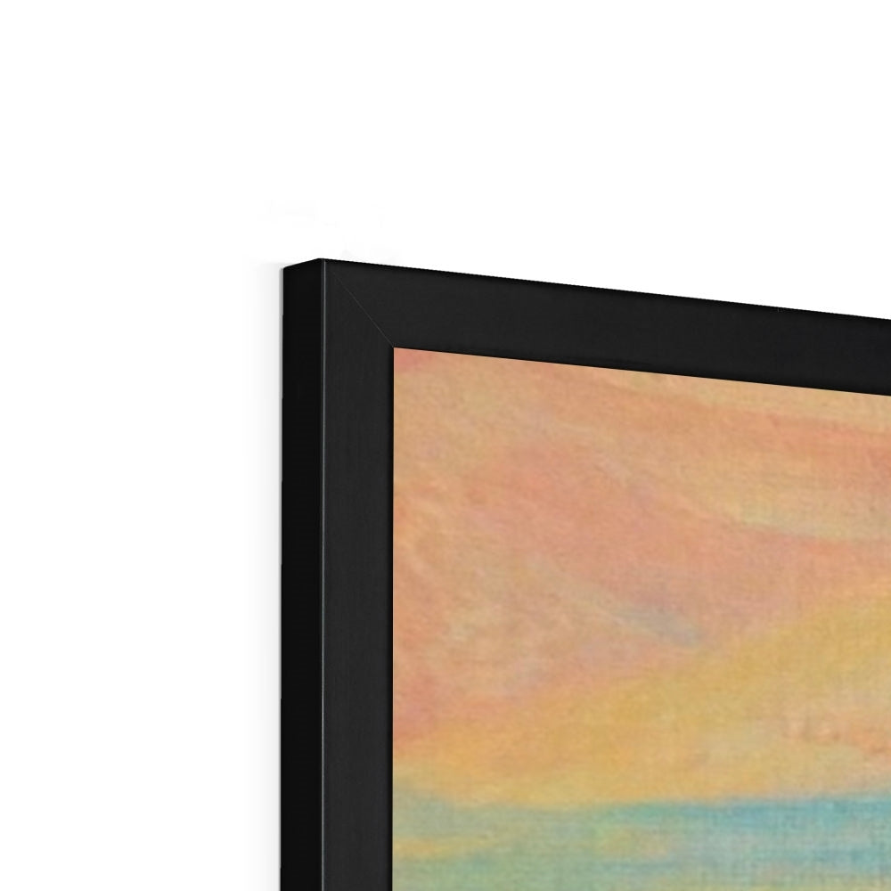The Sleeping Warrior Arran Framed Print