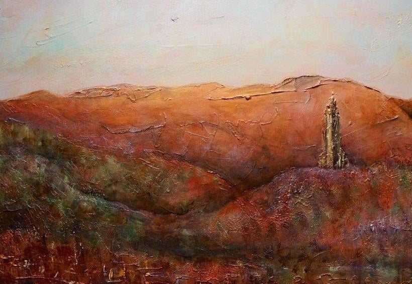 The Wallace Monument Scottish Landscape Painting