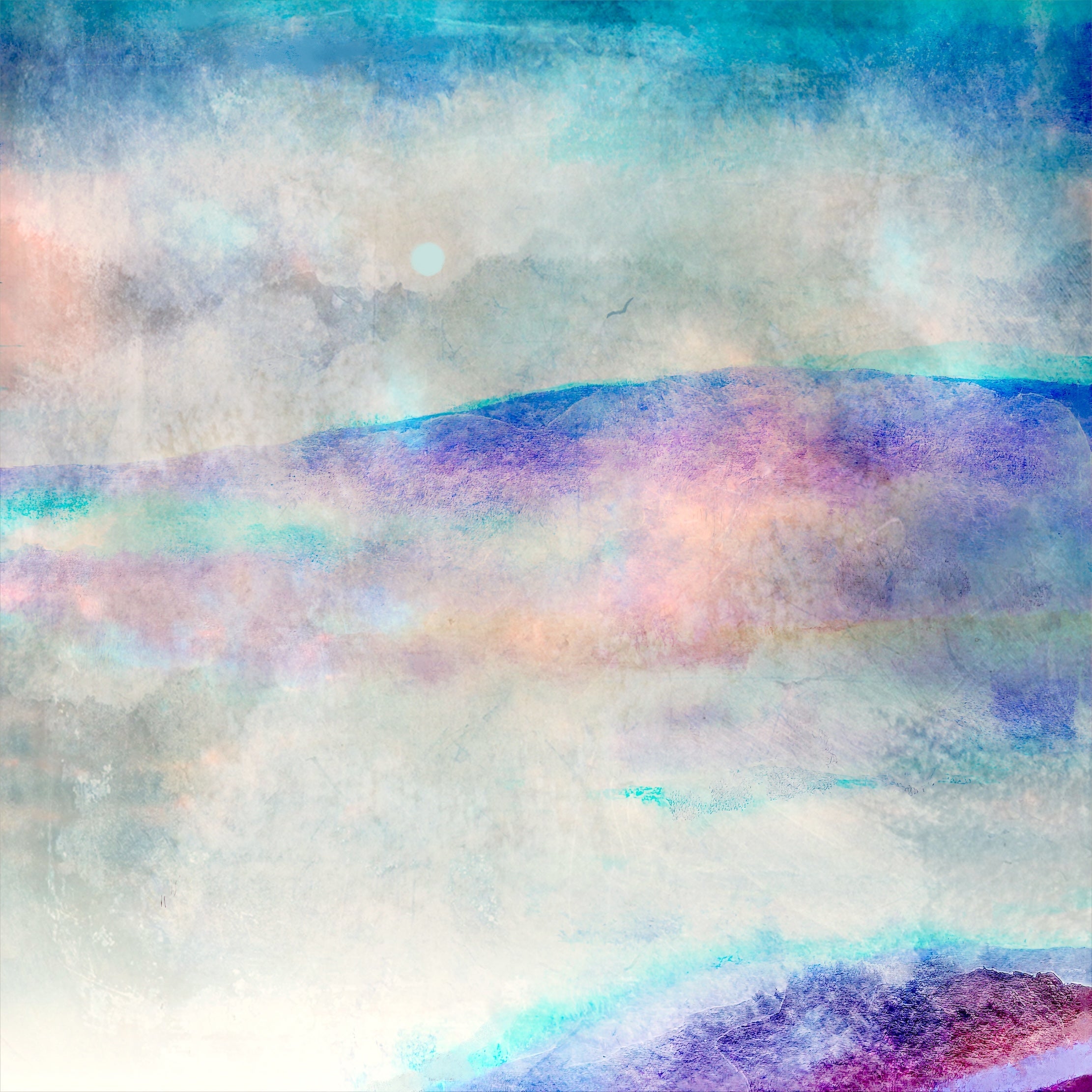 To The Blue Moon 1 Scottish Landscape Painting