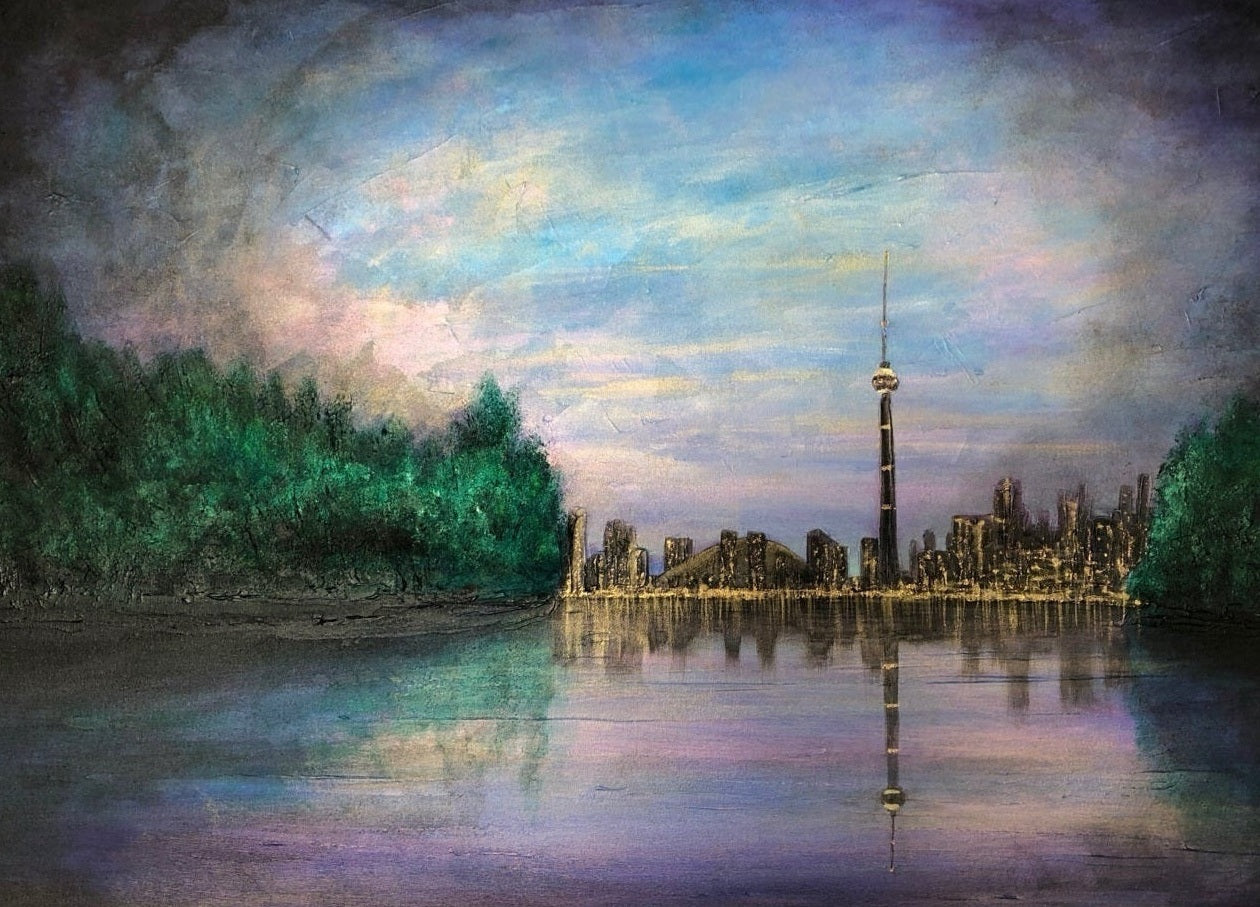 Toronto Last Light Scottish Landscape Painting