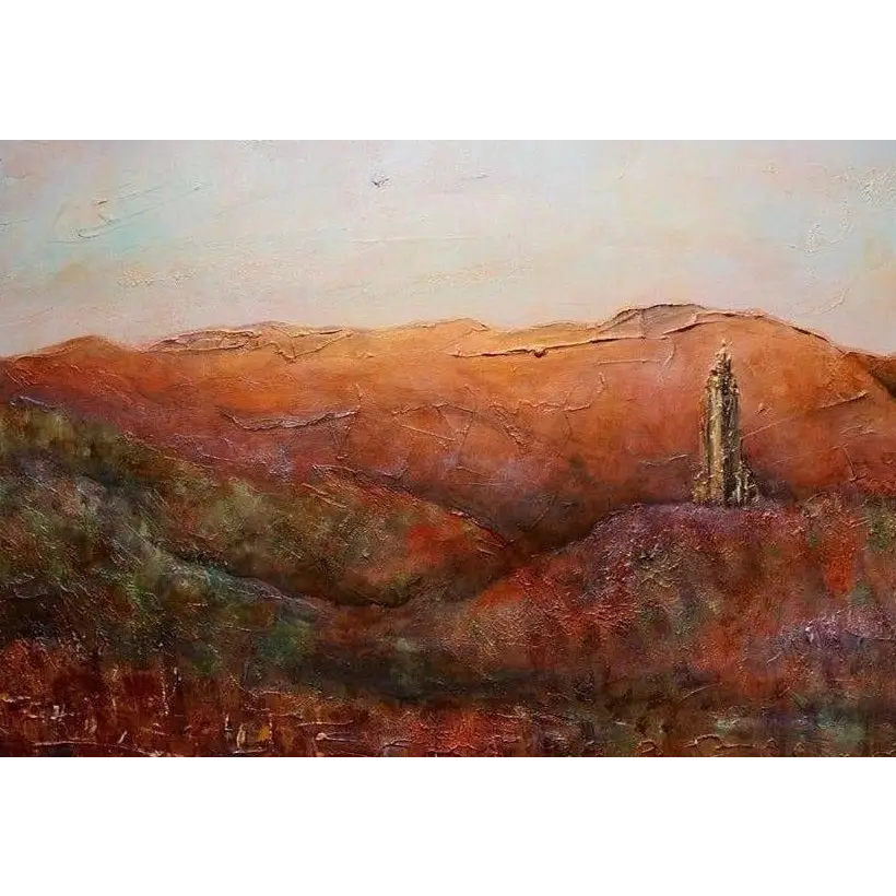 Wallace Monument From Stirling - Scottish Art Prints - Historic & Iconic Gallery Scotland