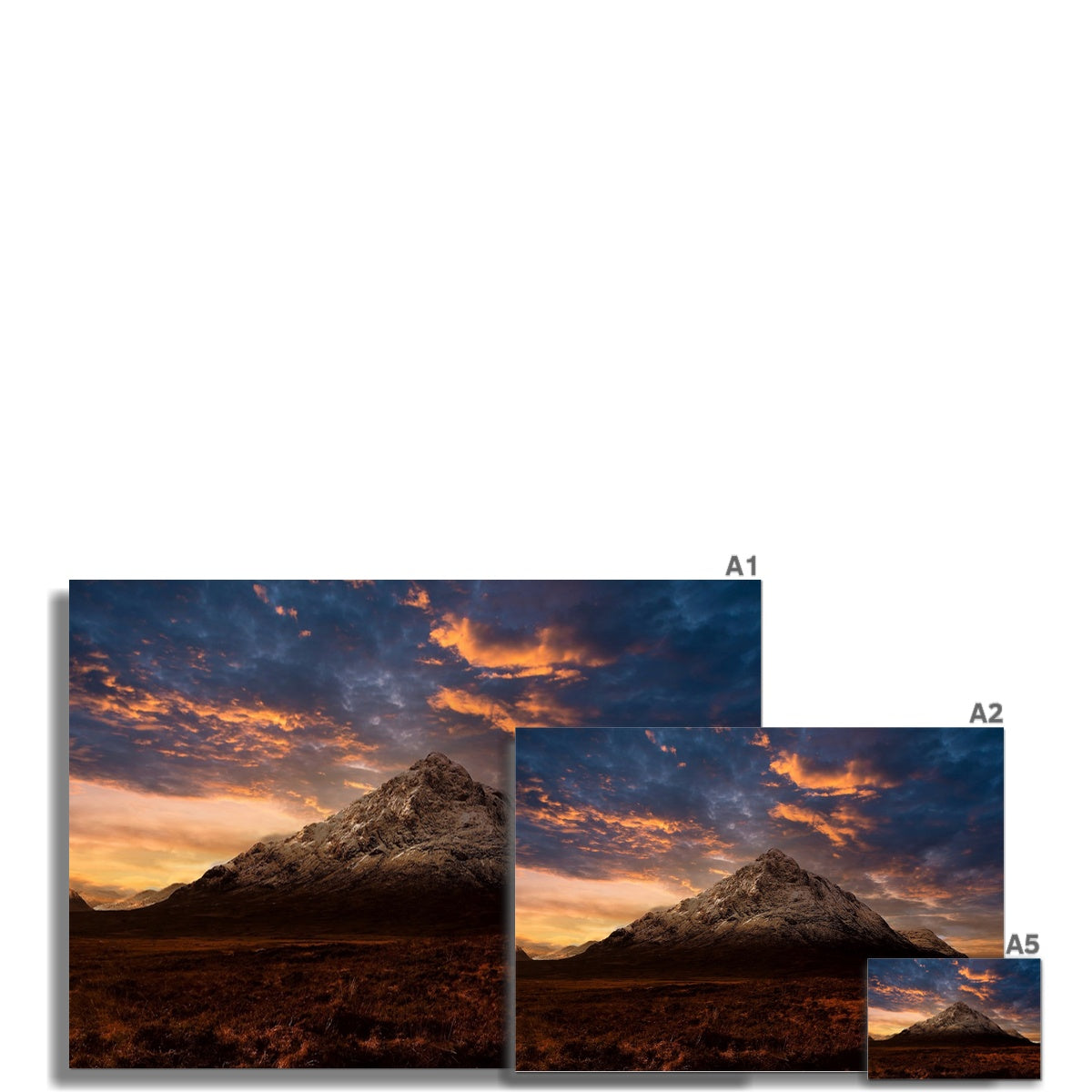 Buachaille Etive Mor Dusk Glencoe Scottish Landscape Photography | Fine Art Print