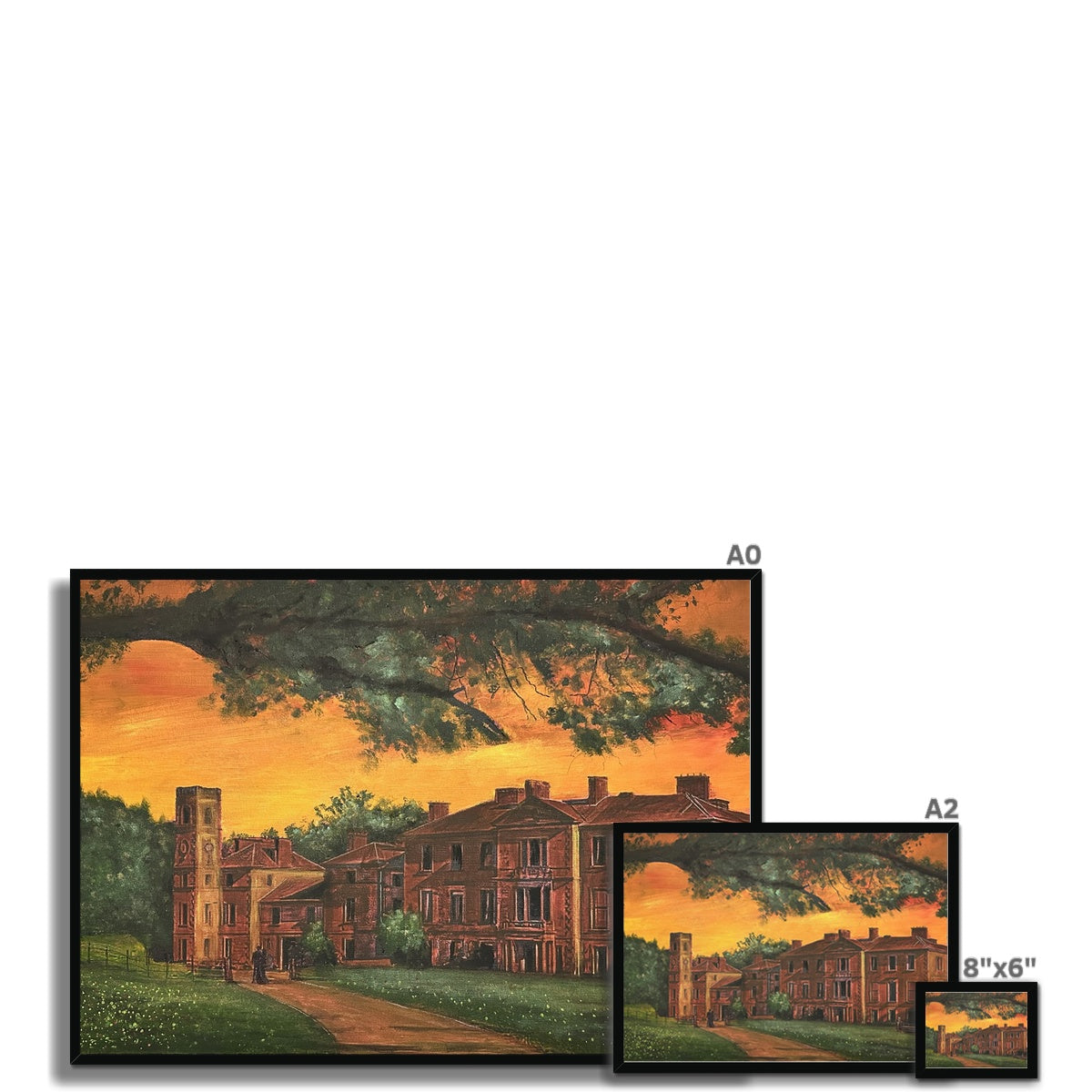 Cambo House St Andrews Painting | Framed Prints From Scotland