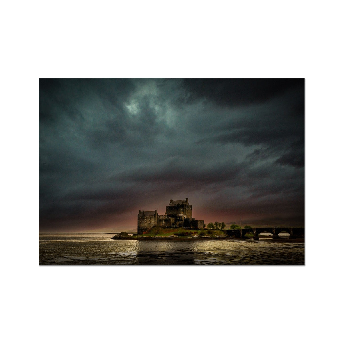 A Brooding Eilean Donan Castle Scottish Landscape Photography | Fine Art Print