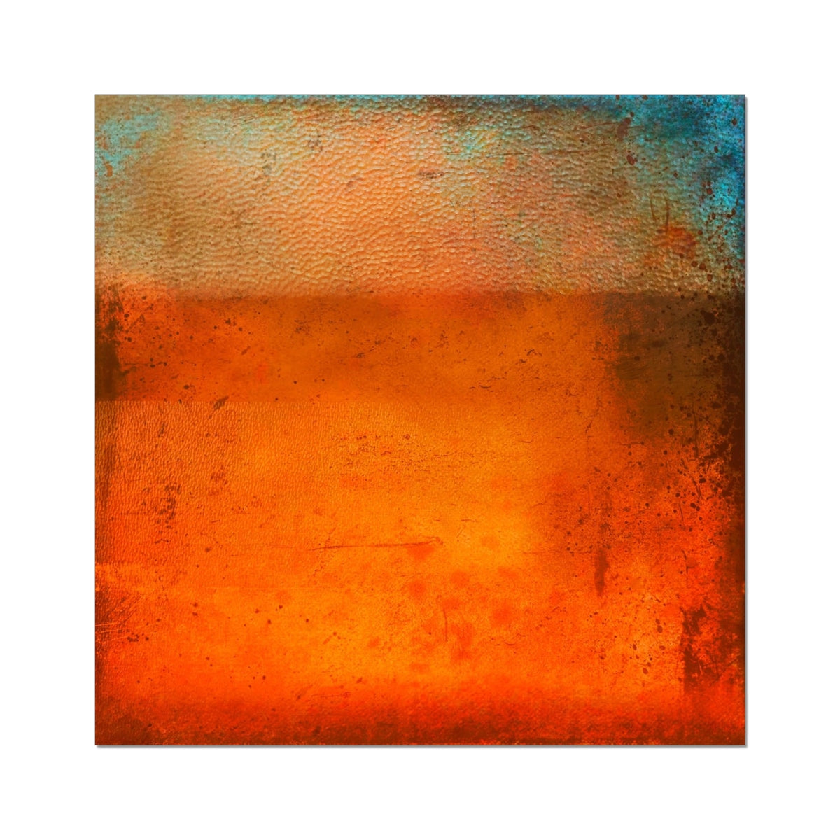 Sunset Horizon Abstract Painting | Fine Art Prints From Scotland-Unframed Prints-Abstract & Impressionistic Art Gallery-24"x24"-Paintings, Prints, Homeware, Art Gifts From Scotland By Scottish Artist Kevin Hunter