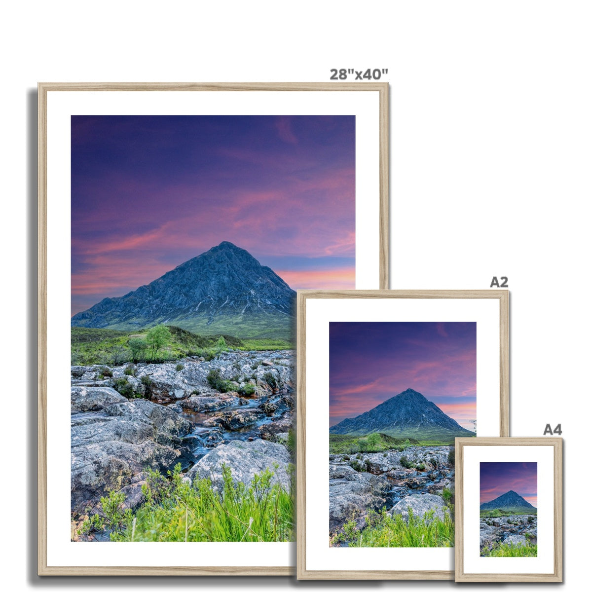 Buachaille Etive Mor Dawn Glencoe Scottish Landscape Photography | Framed & Mounted Print