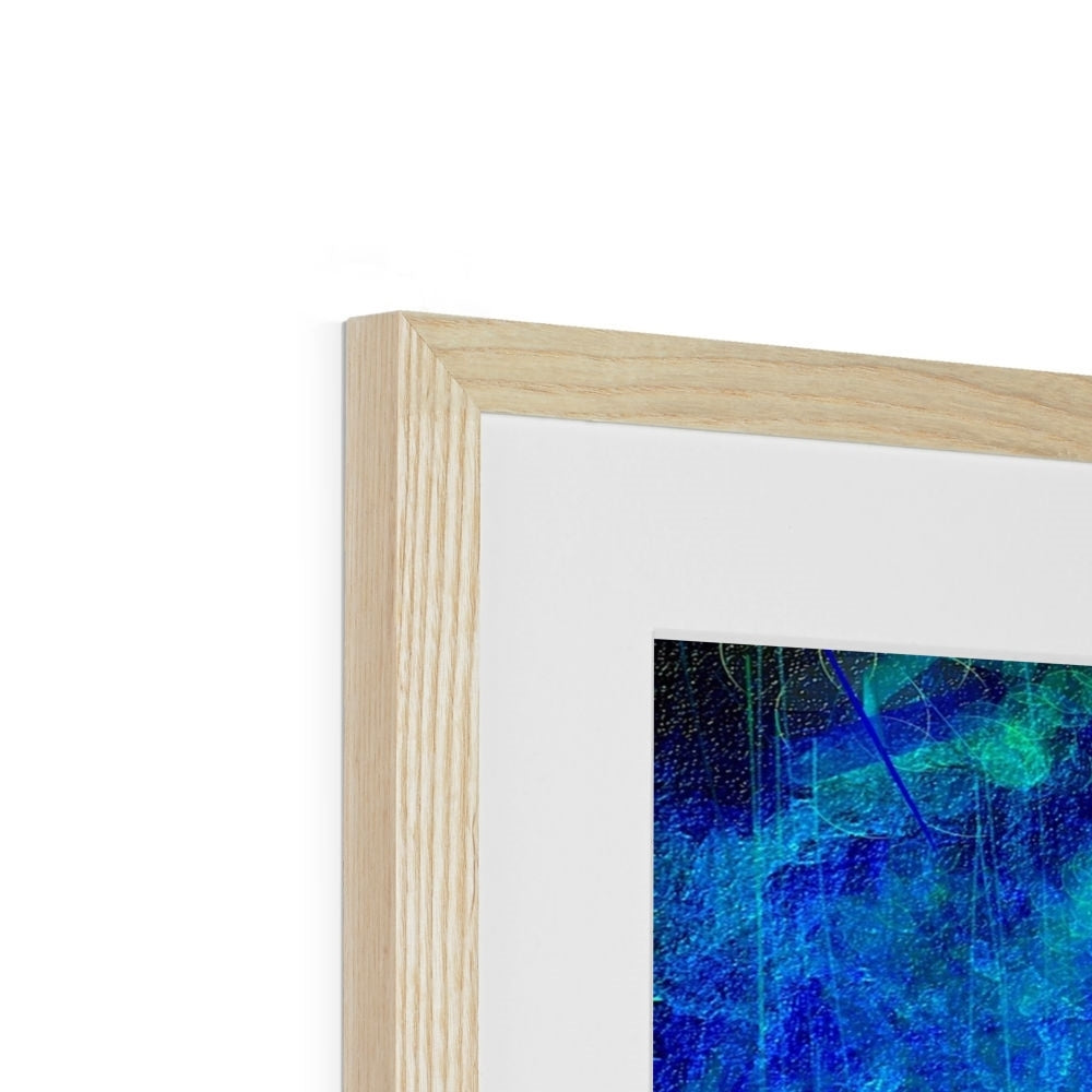 The Waterfall Abstract Painting | Framed & Mounted Prints From Scotland-Framed & Mounted Prints-Abstract & Impressionistic Art Gallery-Paintings, Prints, Homeware, Art Gifts From Scotland By Scottish Artist Kevin Hunter