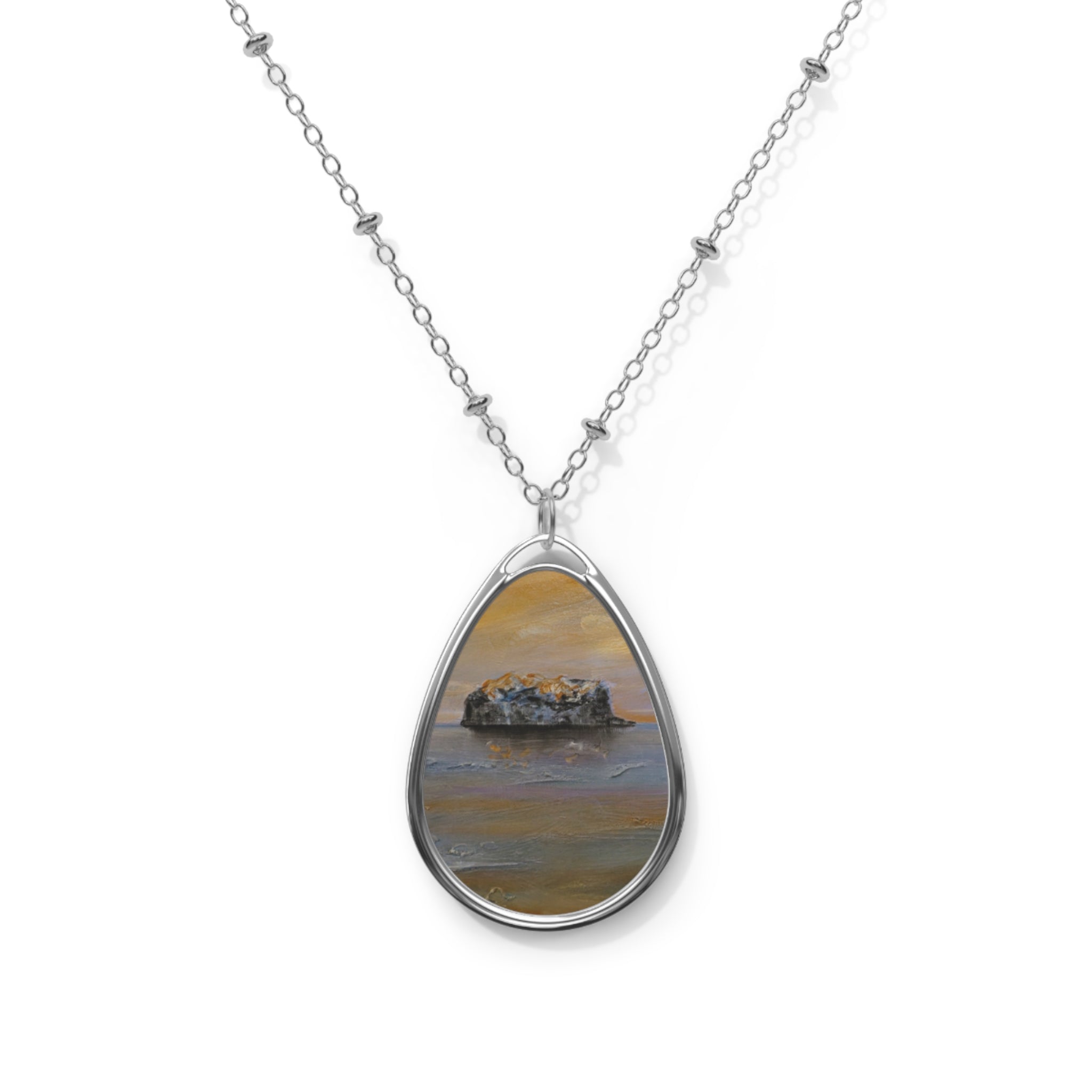 Bass Rock Dawn | Scottish Art Jewellery | Necklace