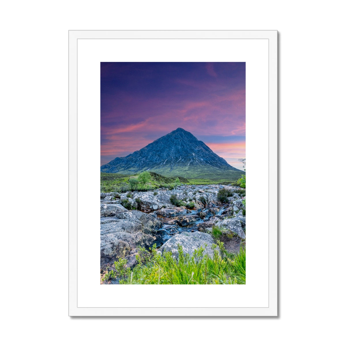 Buachaille Etive Mor Dawn Glencoe Scottish Landscape Photography | Framed & Mounted Print