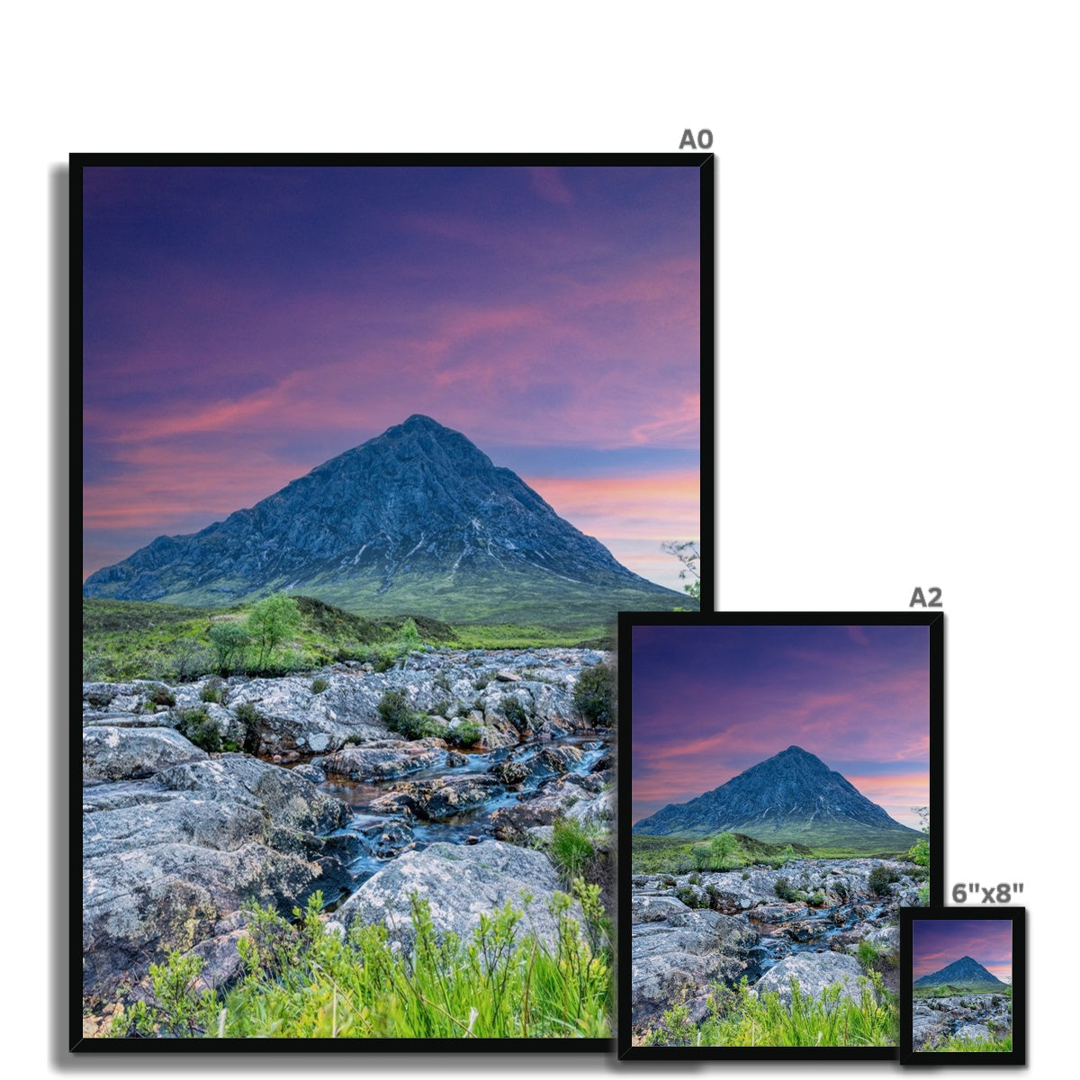 Buachaille Etive Mor Dawn Glencoe Scottish Landscape Photography | Framed Print