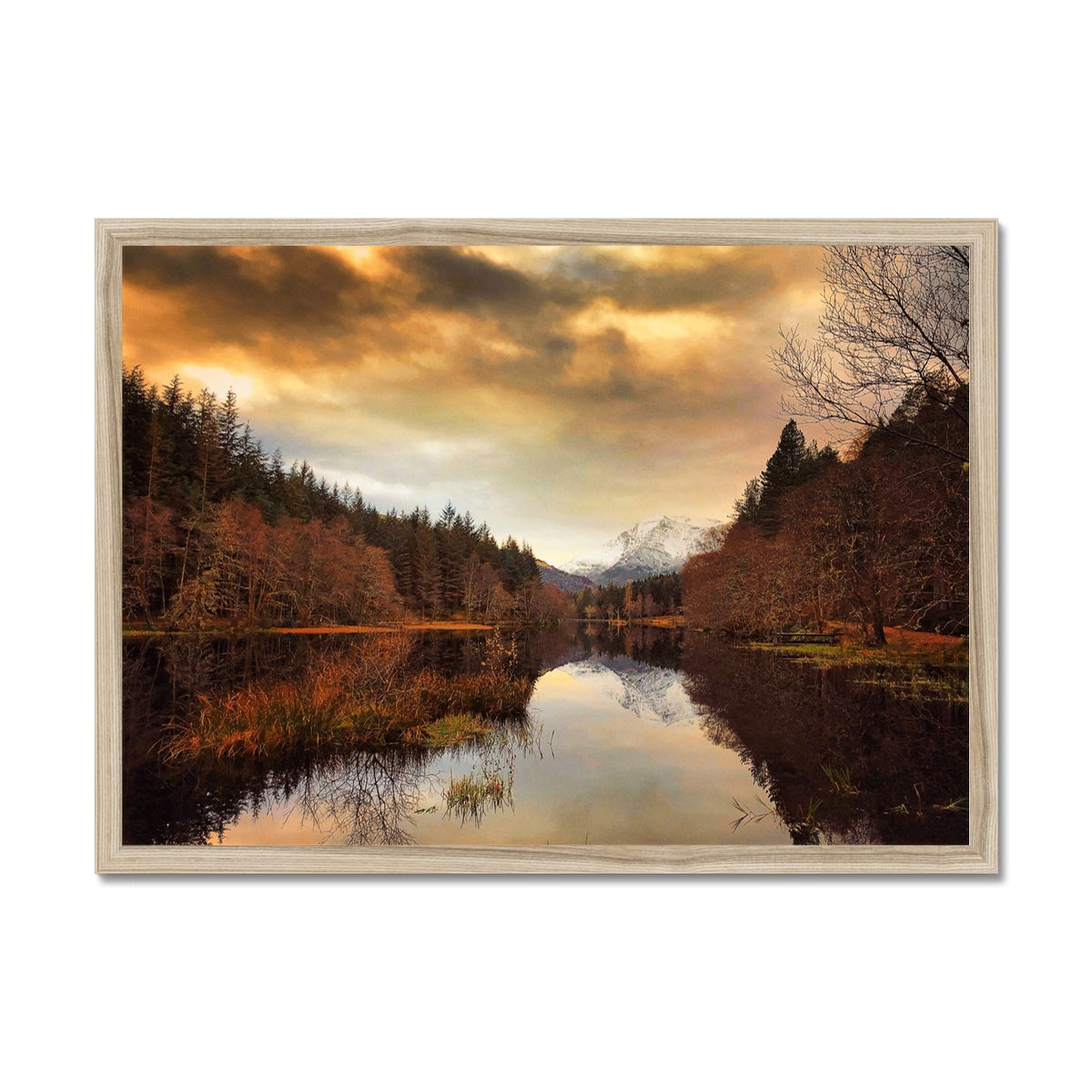 Glencoe Lochan Dusk Scottish Landscape Photography | Framed Print