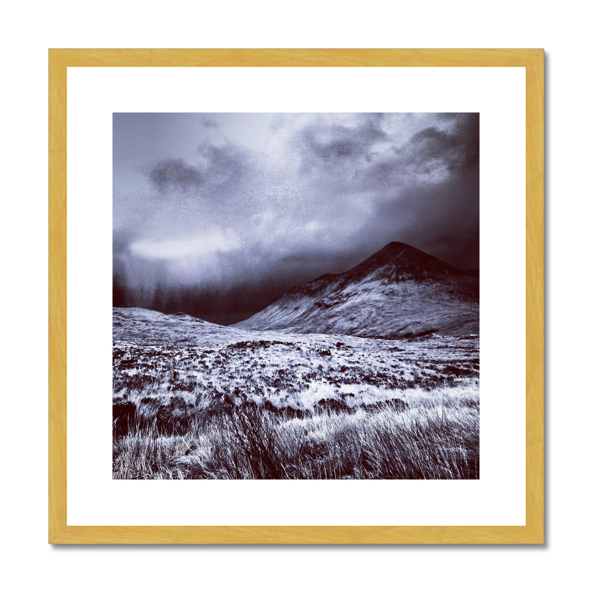 A Brooding Glen Varagil Antique Framed & Mounted Print