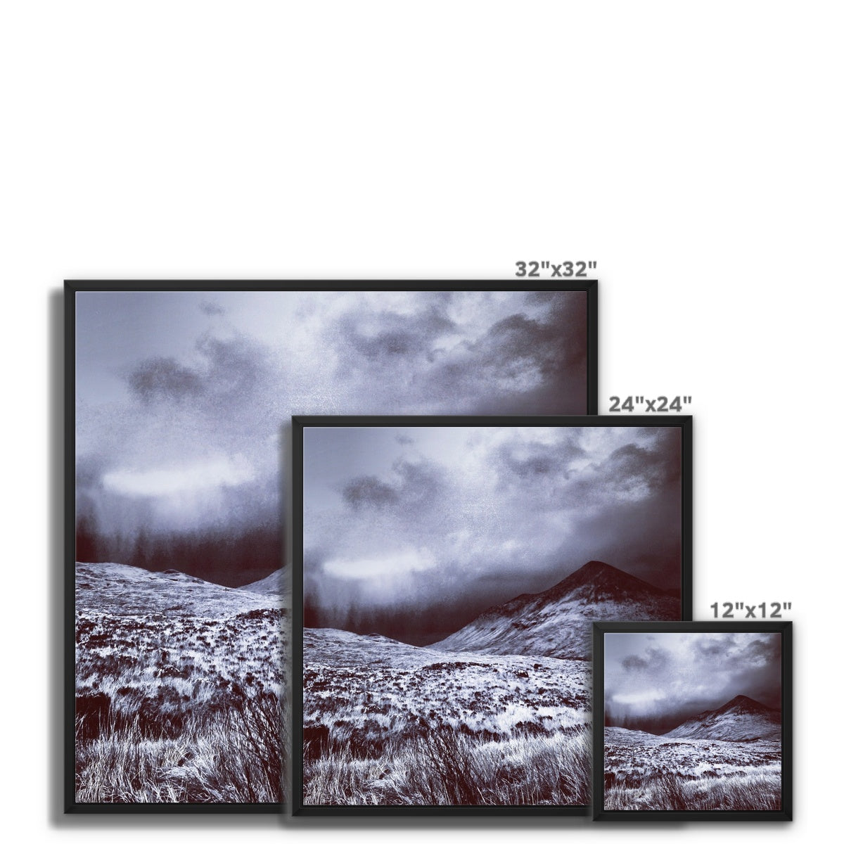 A Brooding Glen Varagil Framed Canvas