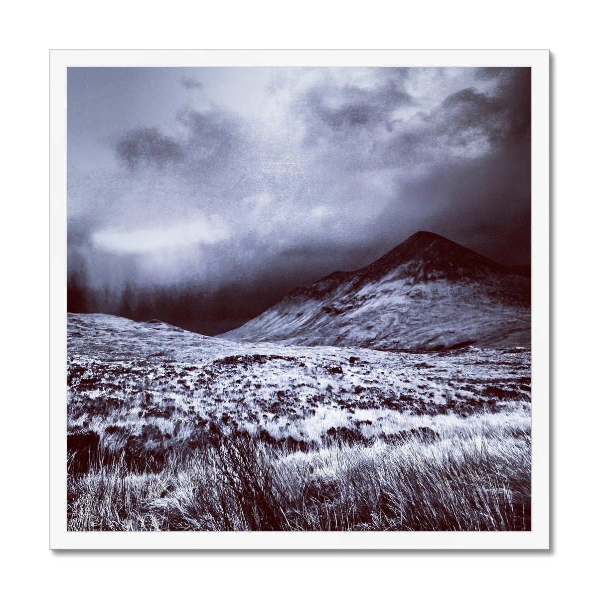 A Brooding Glen Varagil Framed Print