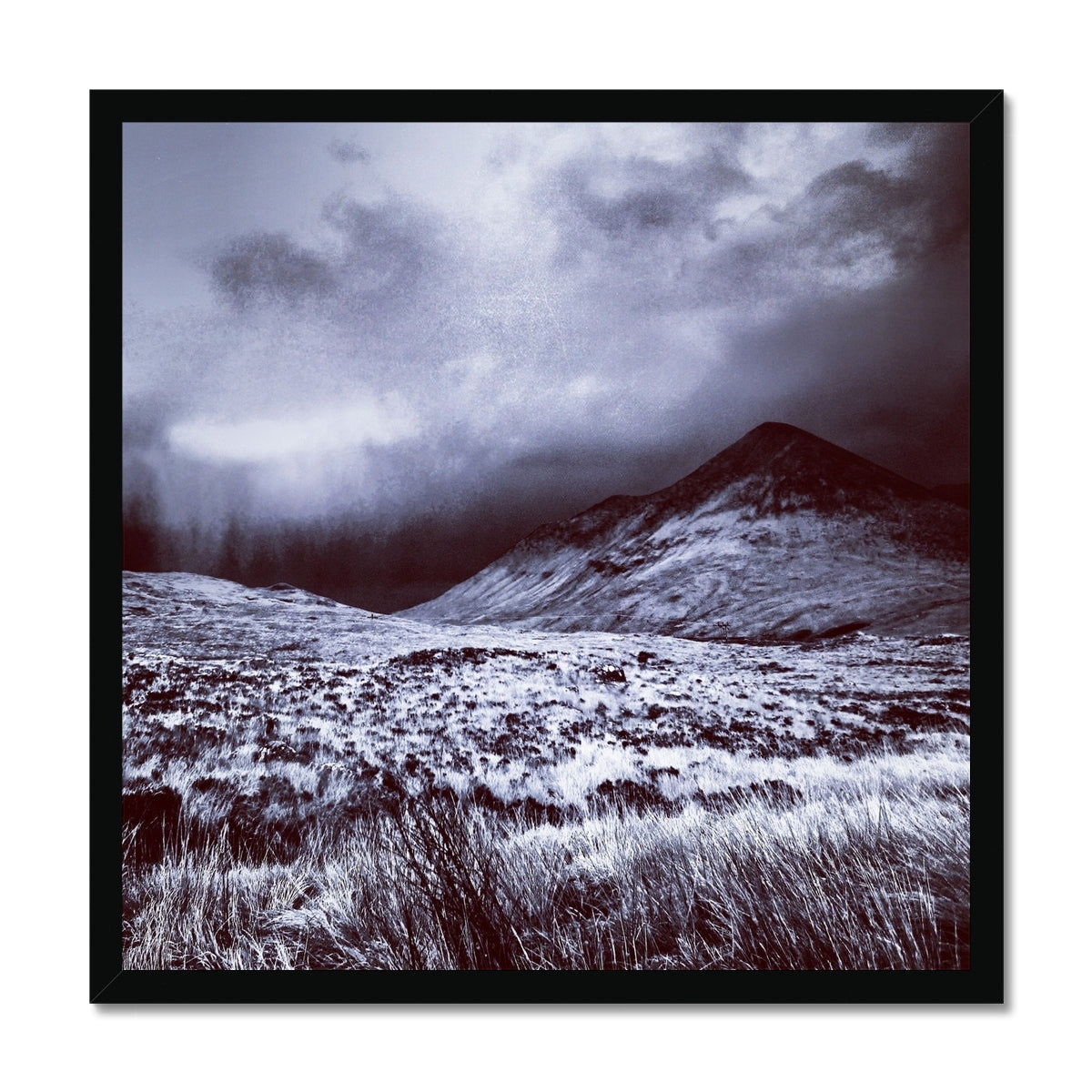 A Brooding Glen Varagil Framed Print
