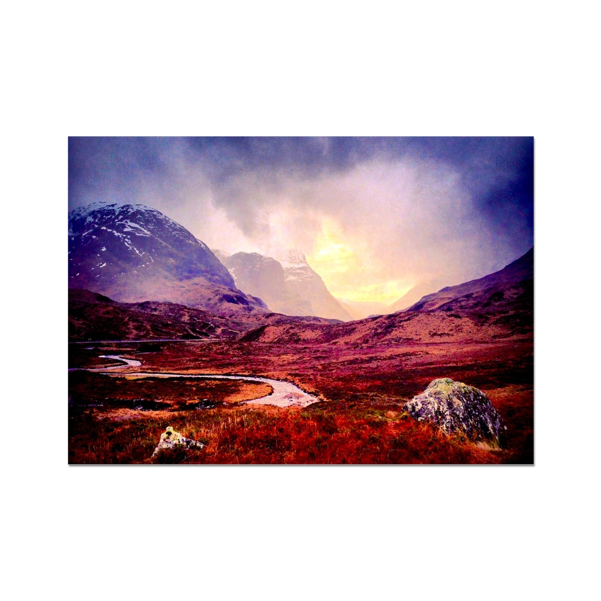 A Brooding Glencoe Fine Art Print