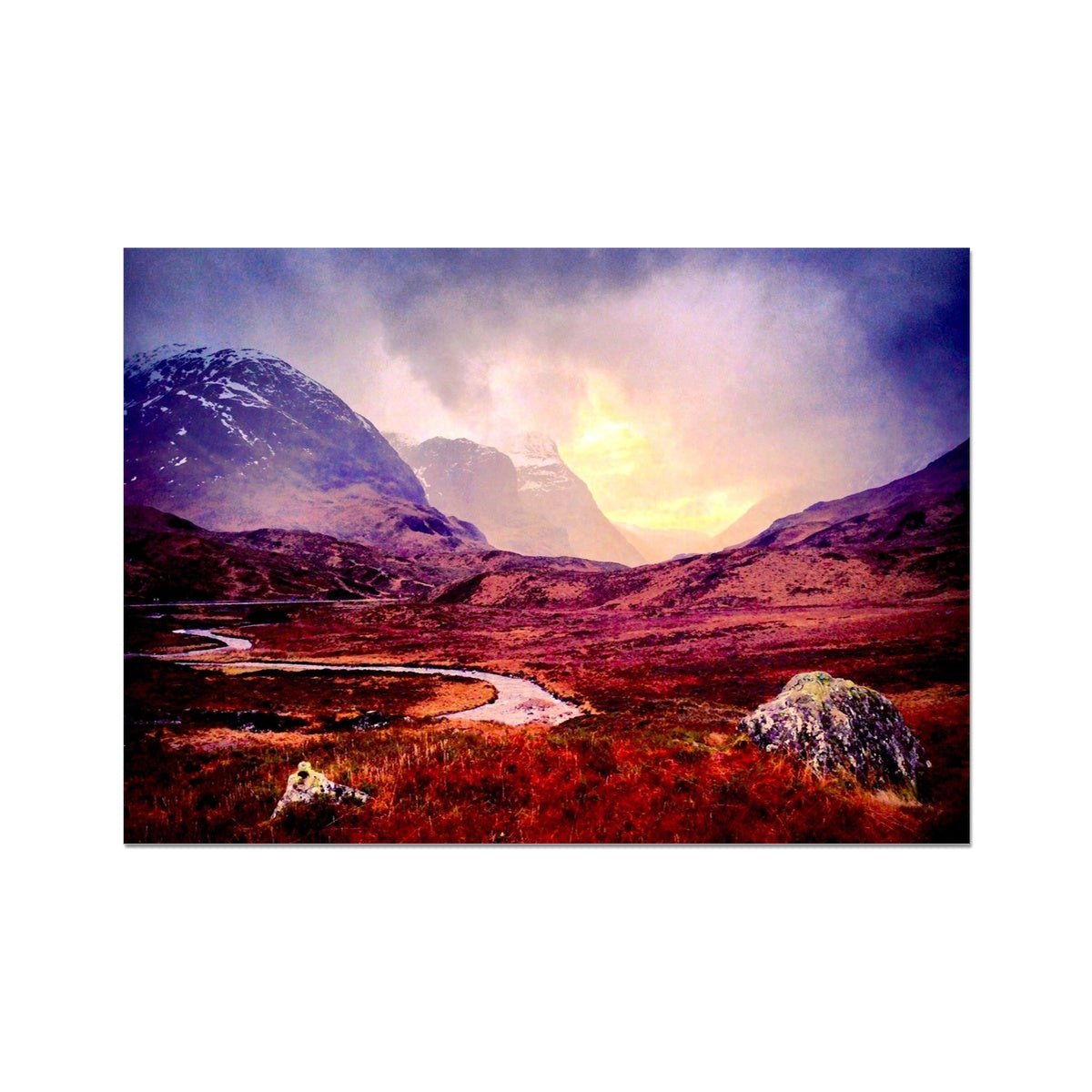 A Brooding Glencoe Painting | Fine Art Prints From Scotland