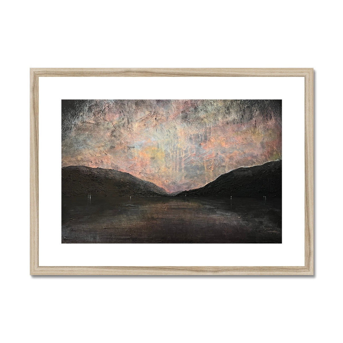 A Brooding Loch Lomond Painting | Framed & Mounted Prints From Scotland